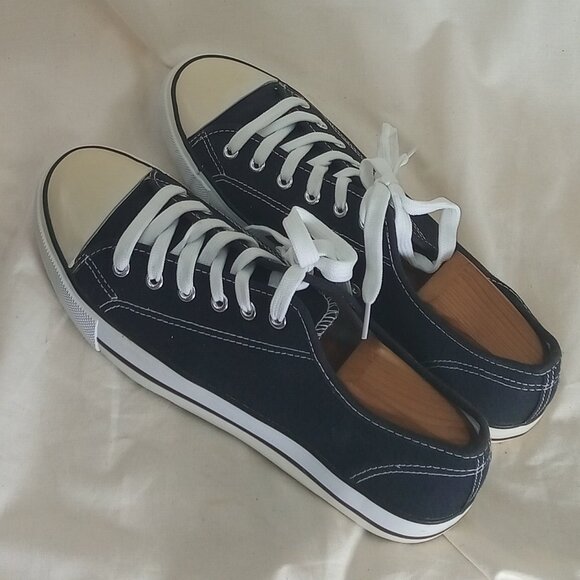 Mens OT Revolution Canvas Sneakers, Black, Size 10 M - Picture 4 of 9